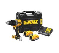 DEWALT DCD805E2T-GB G3 Hammer Drill Driver Kit XR BL with 2x18V Powerstack Batteries