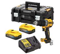Dewalt Dcd805H2T 18V Xr Brushless Powerstack Combi Hammer Drill 2 X5Ah Batteries