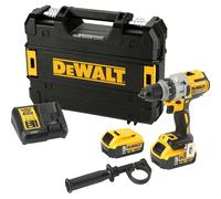 DeWalt DCD991 18v XR Cordless Brushless Drill Driver 2 x 5ah Li-ion Battery Charger Case