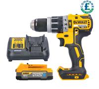 DeWalt DCD996 18v XRP Brushless Hammer Combi Drill + 1 x 1.7Ah Battery & Charger