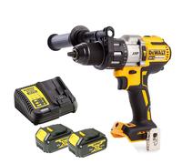 DeWalt DCD996N 18v Brushless Hammer Combi Drill + 2 x 4Ah Batteries & Charger