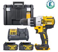 DeWalt DCD996N 18v XR Brushless Combi Drill + 2 x 4Ah Batteries, Charger & Case