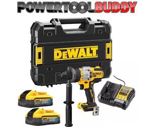 DeWalt DCD999H2T-GB 18V 2 x 5.0Ah Brushless 3 Speed Hammer Drill Kit