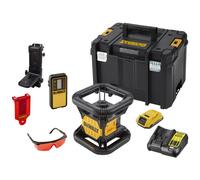 DeWalt DCE074D1R 18v XR Cordless Rotary Laser Level Kit 1 x 2ah Li-ion Charger Case