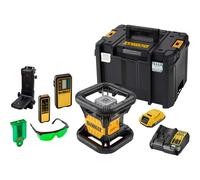 DeWalt DCE079D1G-GB Green Rotary Laser Kit 18 Volt 1 x 2.0Ah Li-Ion