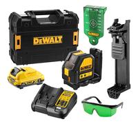 DeWalt DCE088D1G-GB Self Levelling Cross Line Laser Green 10.8 Volt 1 x 2.0Ah Li-Ion