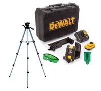 DeWalt DCE088D1G 12v Cross Line Green Laser Level + Tripod + Bag + Bracket