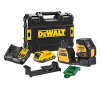 DeWalt DCE088 18v Cordless Self Levelling Cross Line Green Beam Laser 1 x 2ah Li-ion Battery Charger Case