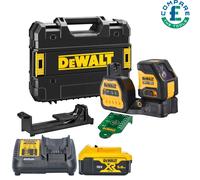 DeWalt DCE088NG18 18V XR Cross Line Laser Level + 1x 5Ah Battery, Charger & Case