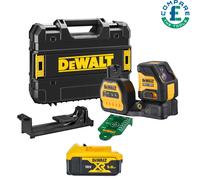 DeWalt DCE088NG18 18V XR Cross Line Laser Level With 1 x 5.0Ah Battery & Case