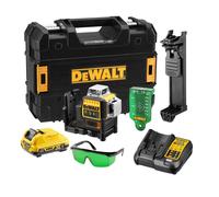 DeWalt DCE089D1G-GB Self Levelling Multi Line Laser Green 10.8 Volt 1 x 2.0Ah Li-Ion