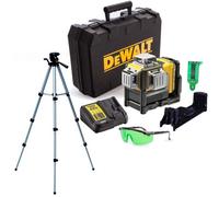 Dewalt Dce089D1G 3 Beam 3 Way Self Levelling Multi Line Laser Line Green +Tripod