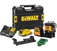 Dewalt DCE089D1G18-QW Laser Tracer Battery 3x360° Green Beam 18/12V XR 1 x 2Ah