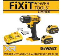DeWalt DCE530N 18v XR Cordless Heat Gun & 2 x 6Ah Battery Kit