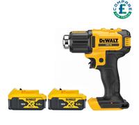 DeWalt DCE530N 18V XR Cordless Heat Gun With 2 x 5.0Ah Batteries