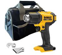 Dewalt Dce530N Xr 18V Cordless Heat Gun Bare - Includes 2 Nozzles + Tool Bag