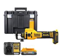 Dewalt Dce555 18V Xr Cordless Brushless Drywall Cut-Out Tool With 1X 1.7Ah Powerstack Battery, Charger & Tstak Vi Case