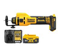 Dewalt Dce555 18V Xr Cordless Brushless Drywall Cut-Out Tool With 1X 5Ah Battery & Charger