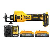 Dewalt Dce555 18V Xr Cordless Brushless Drywall Cut-Out Tool With 2X 1.7Ah Powerstack Batteries & Charger