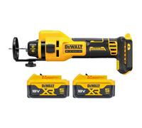 Dewalt Dce555 18V Xr Cordless Brushless Drywall Cut-Out Tool With 2X 5Ah Batteries