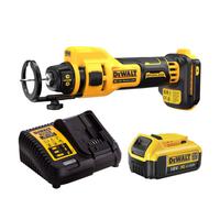 Dewalt DCE555N 18V XR Brushless Drywall Cut Out Tool 1 x 4.0Ah Battery & Charger