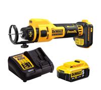 Dewalt DCE555N 18V XR Brushless Drywall Cut Out Tool 1 x 5.0Ah Battery & Charger