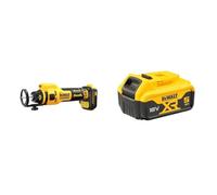 DEWALT DCE555N-XJ - Brushless Cut-Off Saw for XR 18V Drywall, 26,000 RPM, LED Light, Includes 3.2mm and 6.4mm Collets + DEWALT Battery