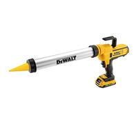 DEWALT DCE580D1-QW Caulking Gun 18 V / 2 Ah, Pack of 1, Yellow; Black; Silver