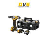 Dewalt DCF414E2GT 18V XR Rivet Tool - 2x1.7Ah Oil-Resistant Batts + Charger &
