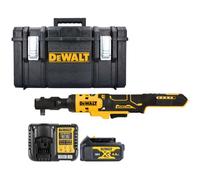 Dewalt Dcf513 18V Xr 3/8" Cordless Brushless Open Head Ratchet With 1 X 4Ah Battery, Charger & Case