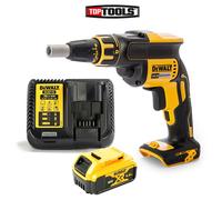 Dewalt DCF620 18V Brushless Drywall Screwdriver With 1 x 5.0Ah Battery & Charger
