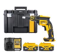 DeWalt DCF620N 18V Brushless Drywall Screwdriver with 2 x 5.0Ah Batteries & Charger in Case