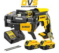 DeWalt DCF620P2K 18V Cordless Drywall Screwdriver & New Collated Attachment Set