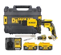 DeWalt DCF620 18v XR Cordless Brushless Drywall Screwdriver 2 x 5ah Li-ion Charger Case