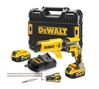 DEWALT DCF620P2K-QW DCF620P2K-QW-Atornillador Panel yeso sin escobillas XR 18V Li-Ion 5Ah