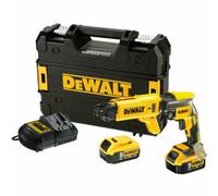 DeWalt DCF620 18v XR Cordless Brushless Drywall Screwdriver 2 x 5ah Li-ion Charger Case