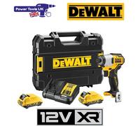 Dewalt DCF801D2 XR Impact Driver 2x 12v 2Ah Batteries, Charger & Case