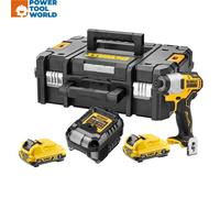 DeWalt DCF801L2 10.8v /12v XR Brushless Sub Compact Impact Driver Inc 2x 3.0A...