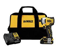 DEWALT DCF809C1 Atomic 20V Max Lithium-Ion Brushless Cordless Compact 1/4 In. Impact Driver Kit W/ 1 Battery