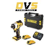 DeWalt DCF809D2 Cordless 18v XR Brushless Compact Impact Driver With 2x 2Ah Bat