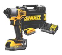 Dewalt Dcf840E2T 18V Xr Brushless Powerstack Impact Driver + 2 X Batteries