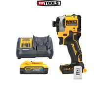 DeWalt DCF850 18V XR BL Powerstack Impact Driver + 1 x 5.0Ah Battery & Charger