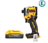 DeWalt DCF850 18V XR Brushless Powerstack Impact Driver With 1 x 5.0Ah Battery