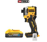 DeWalt DCF850 18V XR Brushless Powerstack Impact Driver With 1 x 5.0Ah Battery