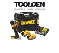 DeWalt DCF850E2T 18V XR Brushless Impact Driver with 2x Powerstack Batteries