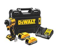 Dewalt Dcf850E2T 18V Xr Brushless Powerstack Impact Driver + 2 X Batteries