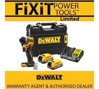 DeWalt DCF850E2T 18v XR Brushless Powerstack Ultra Compact Impact Driver 2 x 1.7ah Li-ion Charger Case