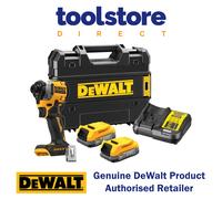 DeWalt DCF850E2T 18v XR Brushless Powerstack Ultra Compact Impact Driver 2 x 1.7ah Li-ion Charger Case