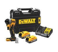 DEWALT DCF850E2T-GB XR BL 205Nm Ultra Compact Impact Driver Kit with 2x18V Powerstack Batteries