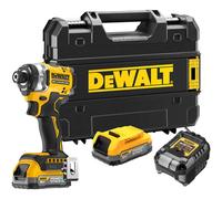 DeWalt DCF860 18v XR Cordless Brushless HPP Impact Driver 2 x 1.7ah Li-ion Powerstack Battery Charger Case
